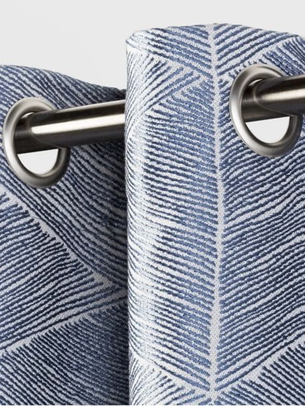 NWT Project 62 Blue Modern Stroke Blackout Curtain Panel 50”x95”
